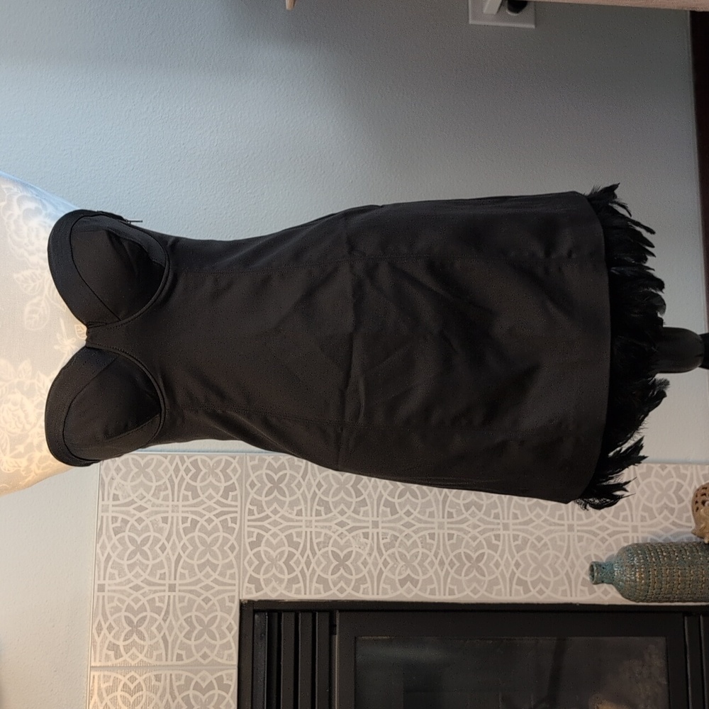 Guess Black Satin Corset Dress